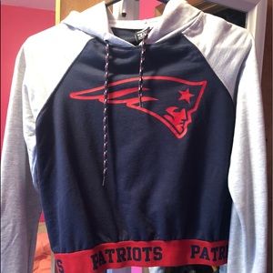 Patriots cropped sweatshirt